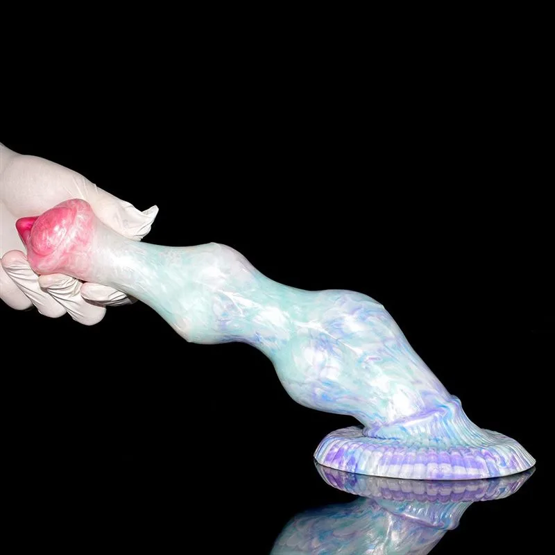 10 IN Double Knots Dildo Silicone Adult Fantasy Toy 5 10 IN Double Knots Dildo Silicone Adult Fantasy Toy 5