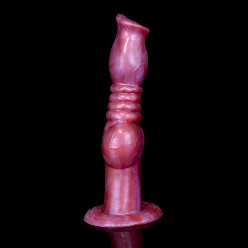 8 IN Knotting Dildo Liquid Silicone Exotic Sex Toy 3 8 IN Knotting Dildo Liquid Silicone Exotic Sex Toy 3