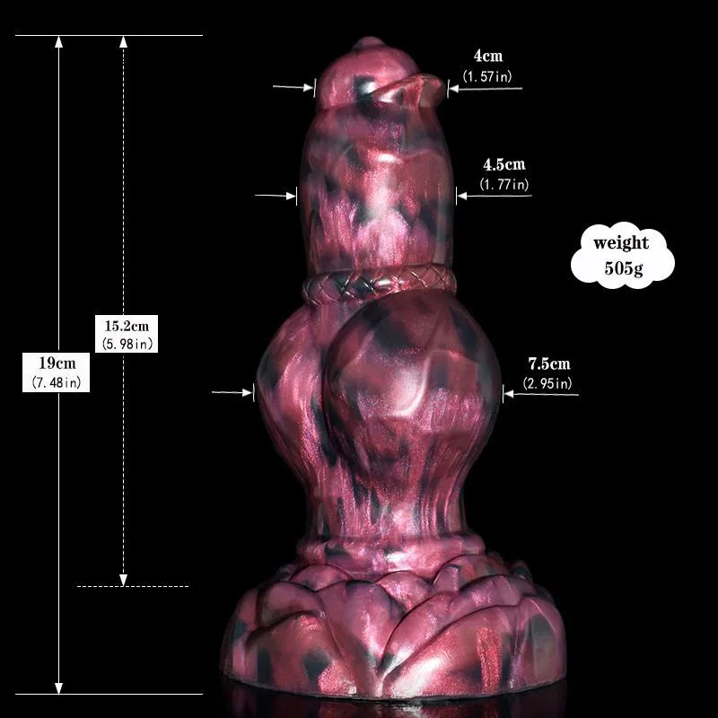 7.5 IN Short Dog Dildo Thick Knotted Animal Penis 1 7.5 IN Short Dog Dildo Thick Knotted Animal Penis 1