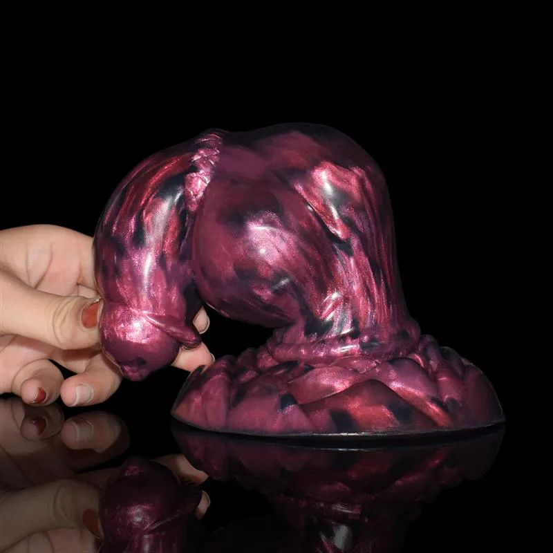 7.5 IN Short Dog Dildo Thick Knotted Animal Penis 6 7.5 IN Short Dog Dildo Thick Knotted Animal Penis 6