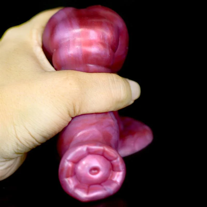 8 IN Knotting Dildo Liquid Silicone Exotic Sex Toy 5 8 IN Knotting Dildo Liquid Silicone Exotic Sex Toy 5