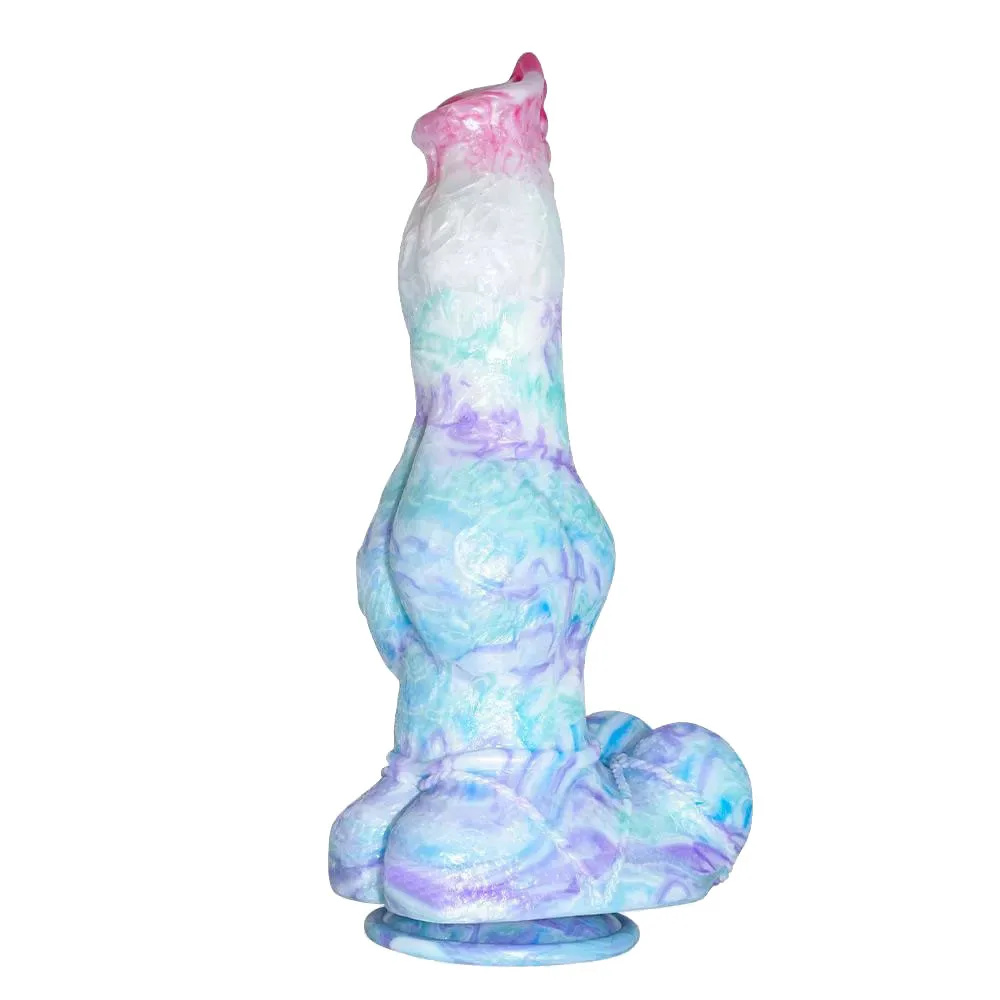 8fe35185282baade 11.5 Inch Large Knot Dog Dildo Soft Silicone Animal Cock