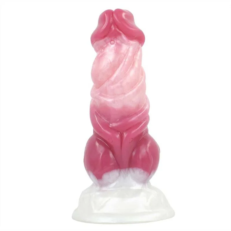 a473470981db49e5 6.5 Inch Short Fat Wolf Dildo Fantasy Canine Penis