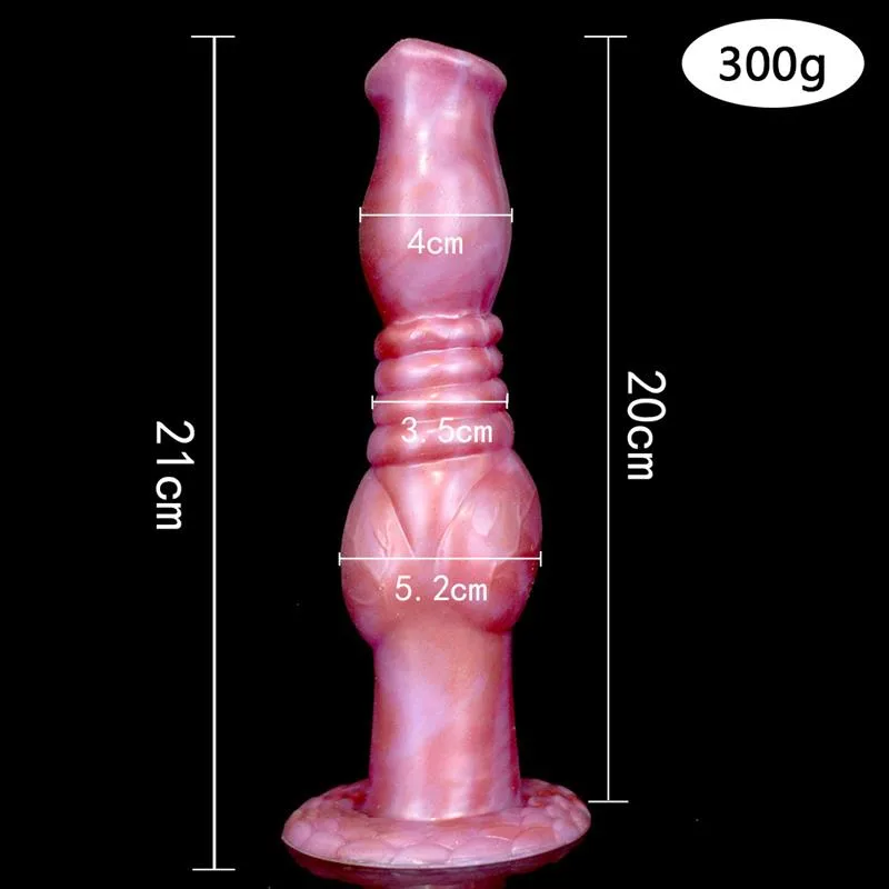 8 IN Knotting Dildo Liquid Silicone Exotic Sex Toy 1 8 IN Knotting Dildo Liquid Silicone Exotic Sex Toy 1