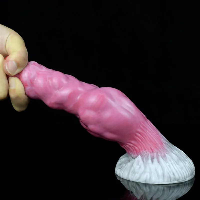 7.5 IN Pink Special Shaped Knotting Dildo 5 7.5 IN Pink Special Shaped Knotting Dildo 5