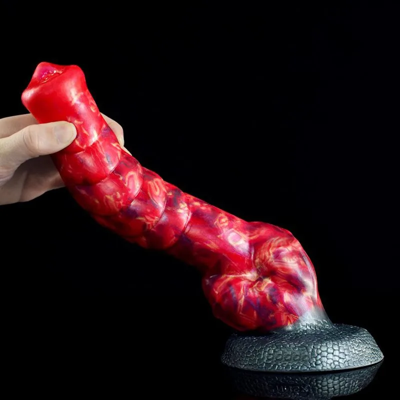 9.5 IN Ribbed Knot Dildo Fantasy Themed Sex Toy 5 9.5 IN Ribbed Knot Dildo Fantasy Themed Sex Toy 5