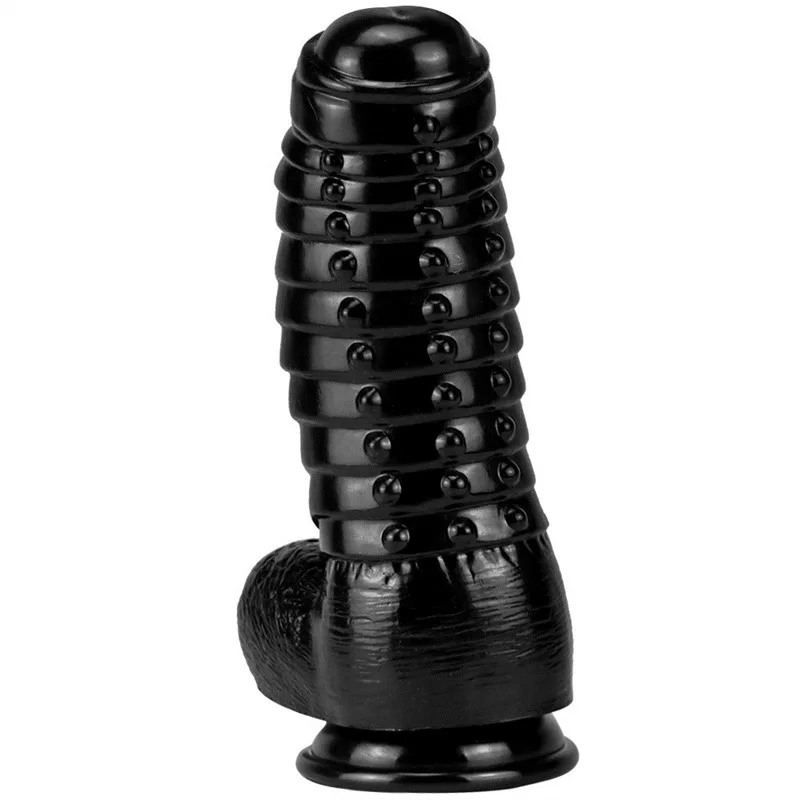 0272d7cb8a619212 11.5 IN Massive Monster Dildo PVC Alien Sex Toy Black/Blue/Brown - Image 2