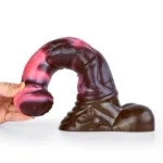 10 IN Flared Head Horse Dildo Soft Silicone Donkey Penis - Image 6