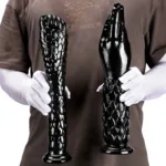 13 IN Black Forearm & Foot PVC Dildo Sex Toy - Image 2