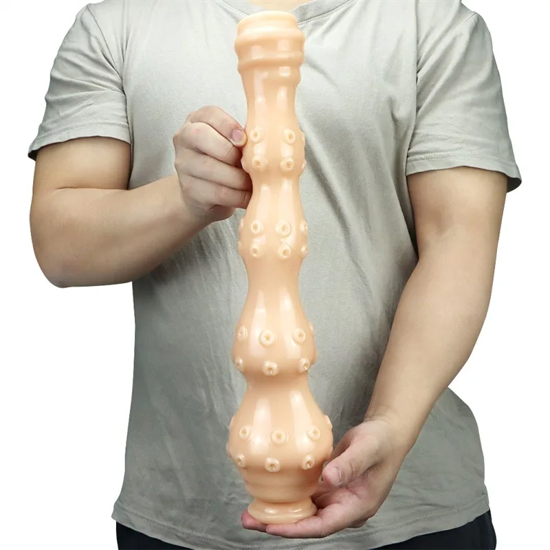 1438e63f82d14e5a 15.5 IN Huge Tentacle Dildo PVC Anal Beads Butt Plug - Image 3