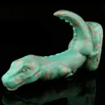 8.5 IN Green Dinosaur Dildo Silicone Dragon Sex Toy - Image 5