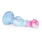 9.5 IN Big Knotted Horse Cock Dildo Soft Silicone Animal Penis - Image 4
