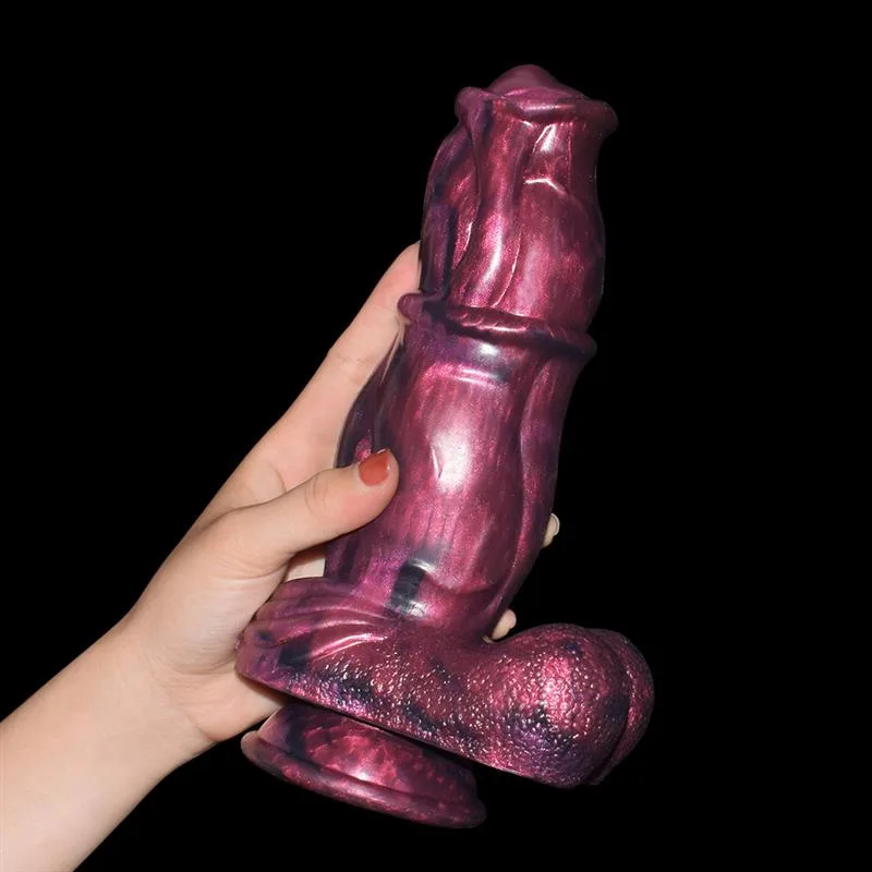 8 IN Thick Horse Dildo with Balls Suction Cup Animal Dick 3 8 IN Thick Horse Dildo with Balls Suction Cup Animal Dick 3