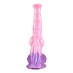 11 IN Large Flared Horse Dildo with Knot Silicone Animal Penis - Image 3