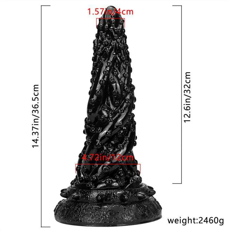 14 IN Extreme Tentacle Octopus Dildo Soft PVC Anal Plug 1 14 IN Extreme Tentacle Octopus Dildo Soft PVC Anal Plug 1