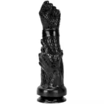 13 IN Huge Black Fist PVC Dildo Hand Butt Plug - Image 3