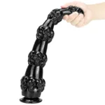 14.5 IN Long Bendable Monster PVC Dildo Skull Anal Dilator - Image 3