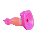 7 IN Small Grow-In-The-Dark Vibrating Monster Tongue Dildo - Image 4