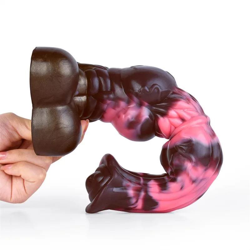 2ff4de5334873d53 10 IN Double Knot Horse Dildo Large Animal Cock - Image 5