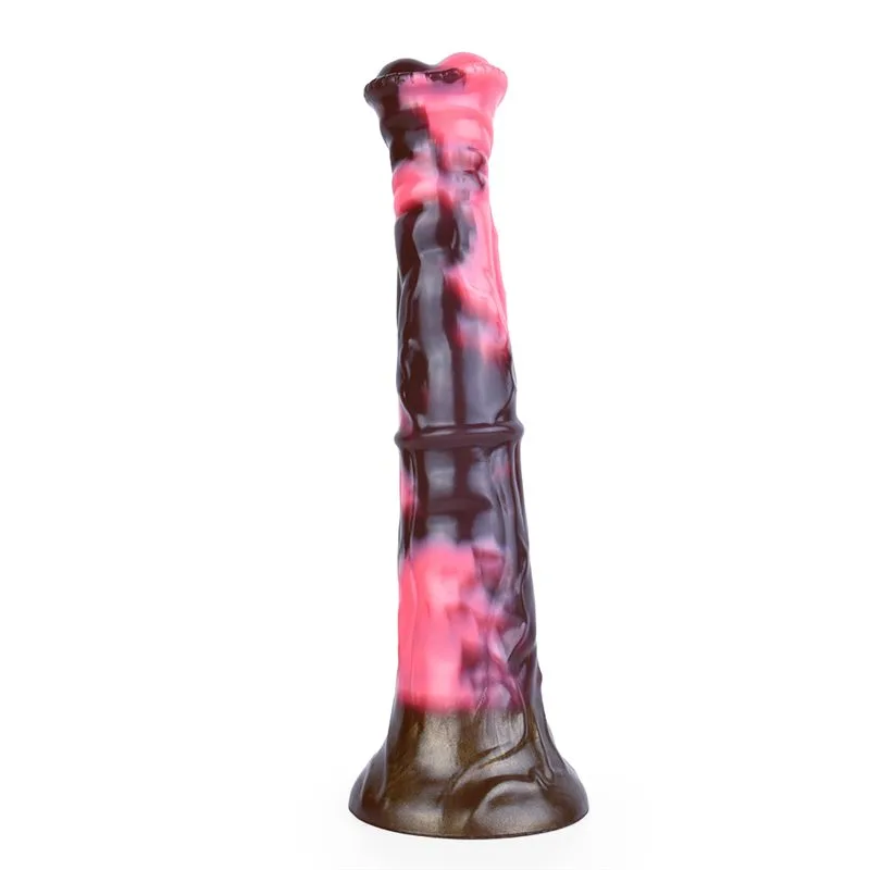 3147ac0c6120670b 12 Inch Long Fantasy Horse Dildo Soft Silicone Equine Penis