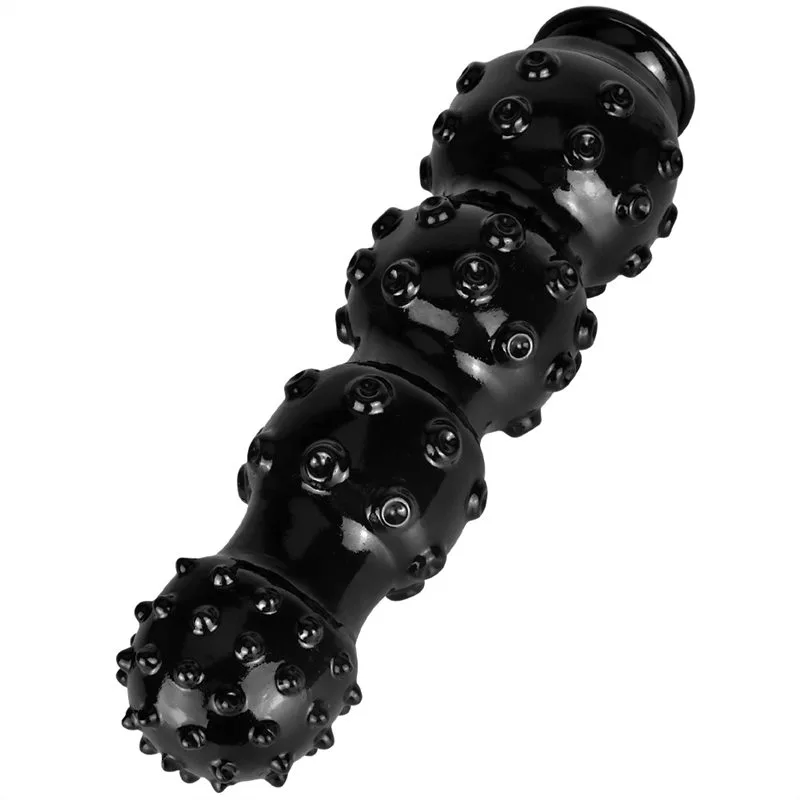 314e65bbd7e7c9a5 13 IN Large Black Thick Tentacle Dildo PVC Anal Beads - Image 5