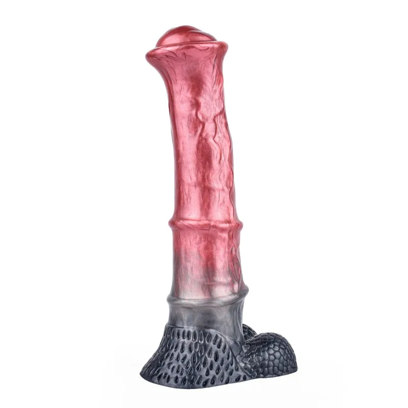 10 IN Liquid Silicone Animal Horse Dildo Sex Toy 4 10 IN Liquid Silicone Animal Horse Dildo Sex Toy 4