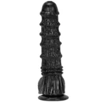 9/9.5/11 IN Black Horse Dildo PVC Animal Sex Toy - Image 6