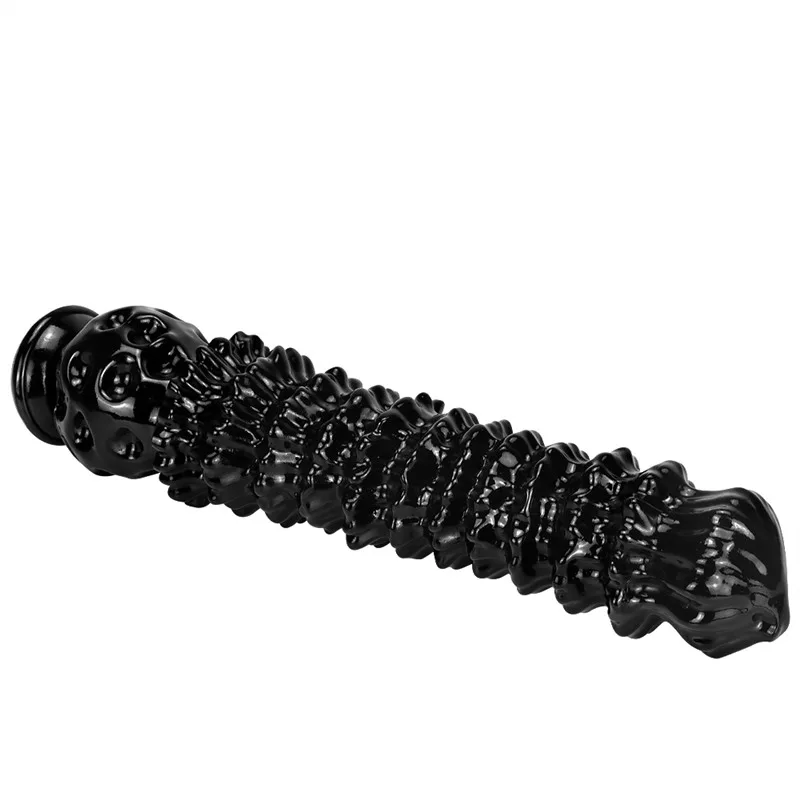34d6727e46c5366b 16.5 IN Giant Black Monster Dildo Demon PVC Anal Plug - Image 6