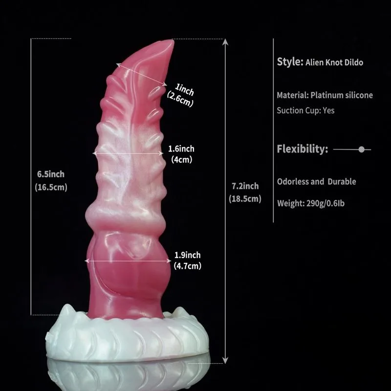 7 IN Small Demon Knot Dildo Beginner Alien Anal Plug 1 7 IN Small Demon Knot Dildo Beginner Alien Anal Plug 1