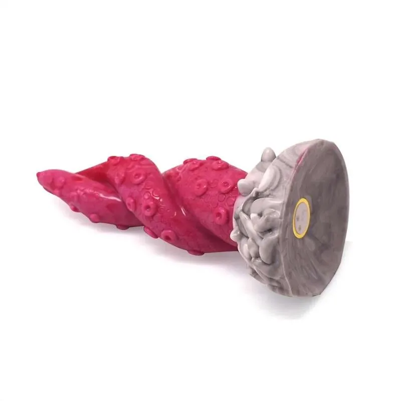 3eed8eee7958f55e 7.5 IN Remote Control Vibrating Tentacle Dildo Sex Toy - Image 4