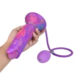 7 IN Glow-In-The-Dark Dragon Head Shaped Egg-Laying Dildo Ovipositor Sex Toy - Image 4