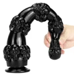 14.5 IN Long Bendable Monster PVC Dildo Skull Anal Dilator - Image 5