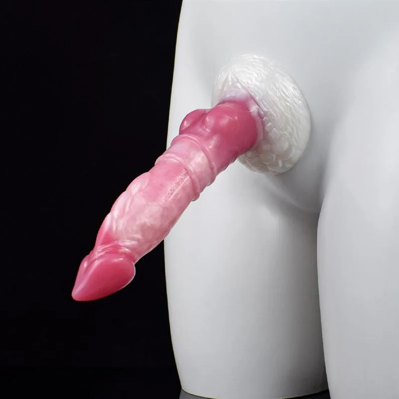8.5 IN Silicone Demon Knot Dildo Alien Sex Toy 6 8.5 IN Silicone Demon Knot Dildo Alien Sex Toy 6
