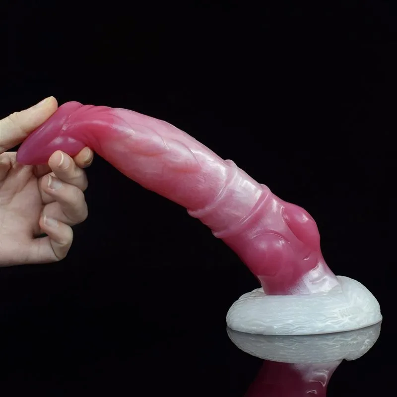 8.5 IN Silicone Demon Knot Dildo Alien Sex Toy 5 8.5 IN Silicone Demon Knot Dildo Alien Sex Toy 5