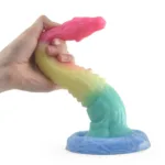 10.5 IN Long Flexible Snake Anal Dildo Silicone Animal Sex Toy - Image 4
