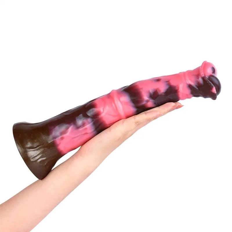 5e5a7b235c1f31bb 12 IN Soft Horse Dildo Fantasy Equine Penis Sex Toy - Image 5