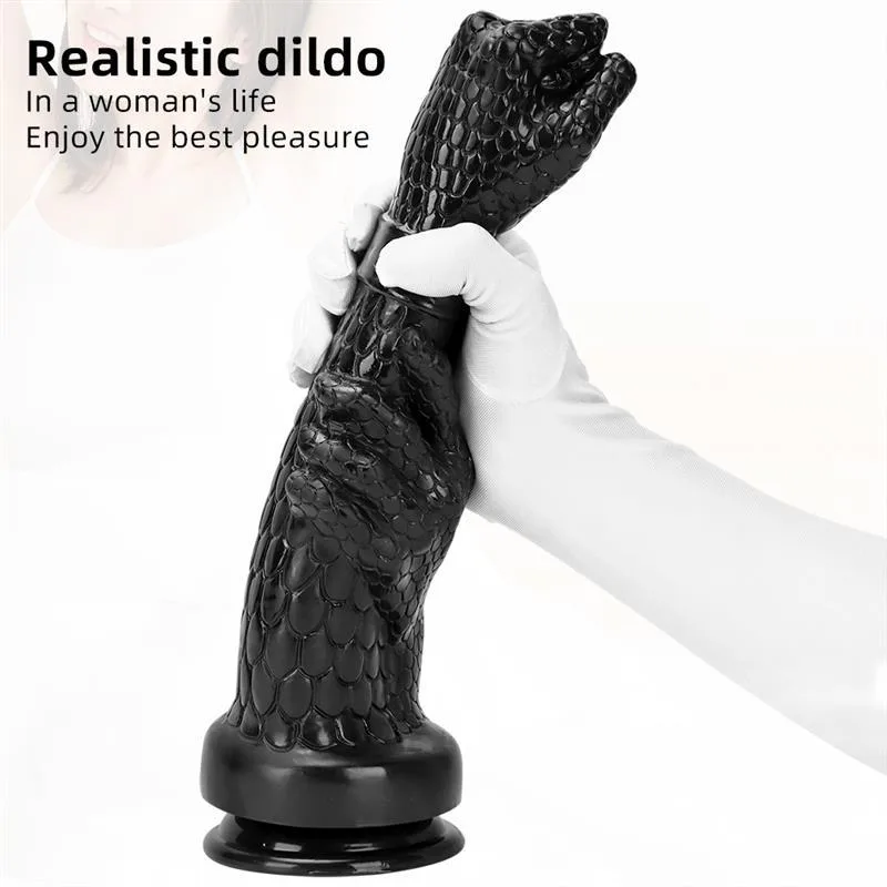 13 IN Huge Black Fist PVC Dildo Hand Butt Plug 2 13 IN Huge Black Fist PVC Dildo Hand Butt Plug 2