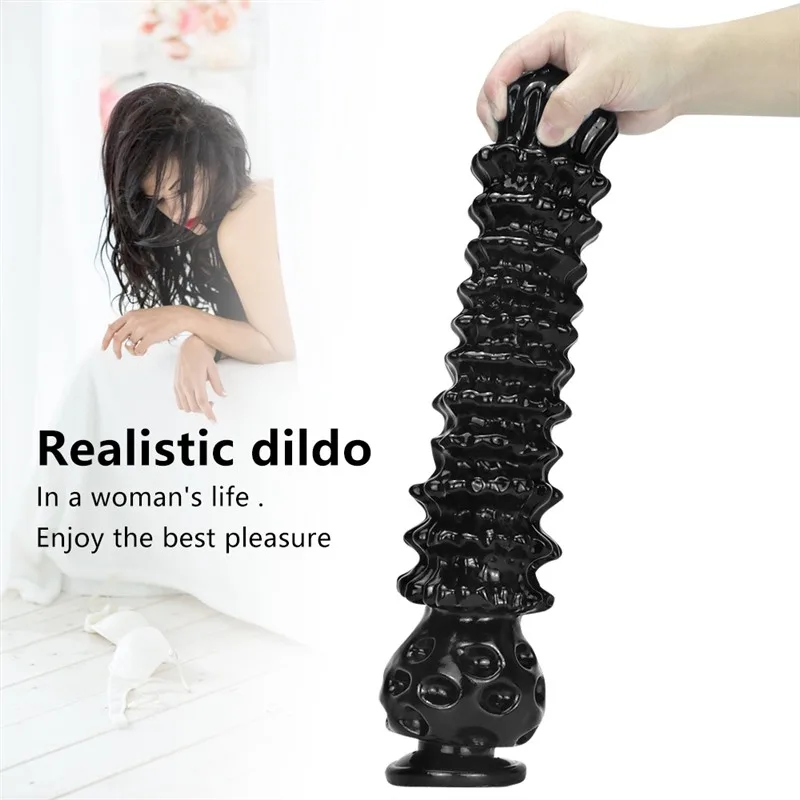 16.5 IN Giant Black Monster Dildo Demon PVC Anal Plug 2 16.5 IN Giant Black Monster Dildo Demon PVC Anal Plug 2