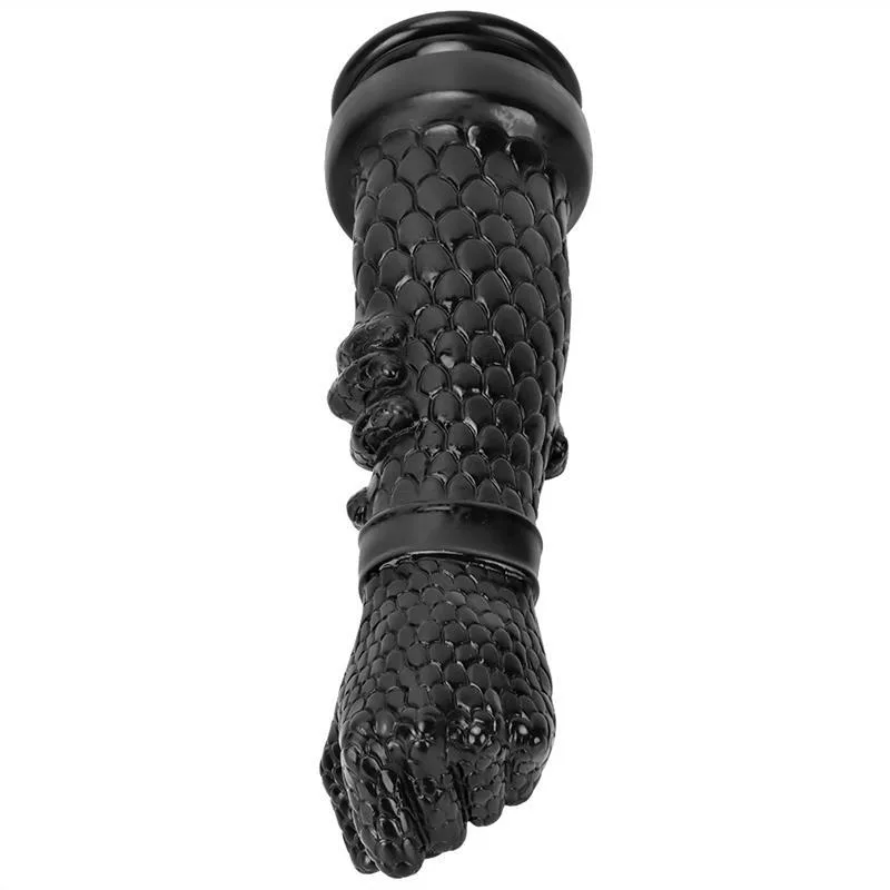 6bd7b3f57727ec48 13 IN Huge Black Fist PVC Dildo Hand Butt Plug - Image 6