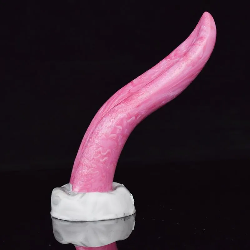 8 IN Suction Cup Demon Tongue Dildo Oral Sex Toy 2 8 IN Suction Cup Demon Tongue Dildo Oral Sex Toy 2
