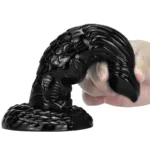 7.5 IN Black Small Dragon Dildo PVC Butt Plug - Image 6