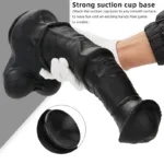 10/11/13 IN Huge Black Horse Cock Silicone Animal Dildo - Image 5