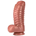 11.5 IN Massive Monster Dildo PVC Alien Sex Toy Black/Blue/Brown - Image 5
