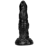 7.5 IN Black Small Dragon Dildo PVC Butt Plug - Image 5