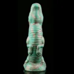 8.5 IN Green Dinosaur Dildo Silicone Dragon Sex Toy - Image 4