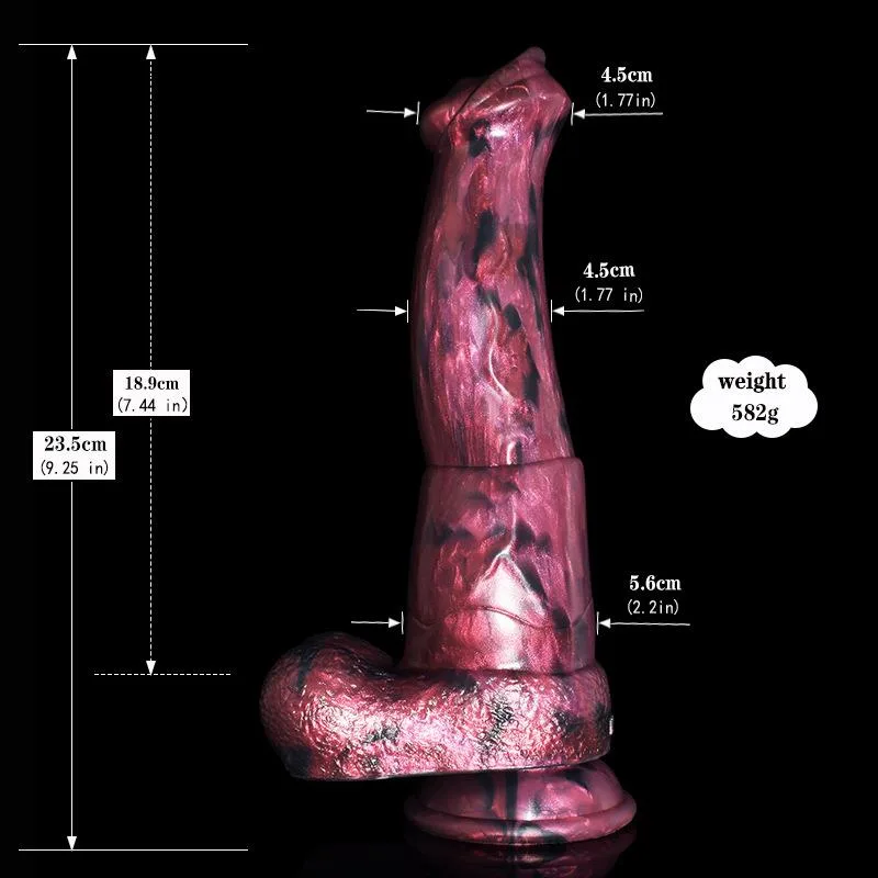 9 IN Silicone Horse Cock Shaped Dildo Realistic Animal Penis 1 9 IN Silicone Horse Cock Shaped Dildo Realistic Animal Penis 1
