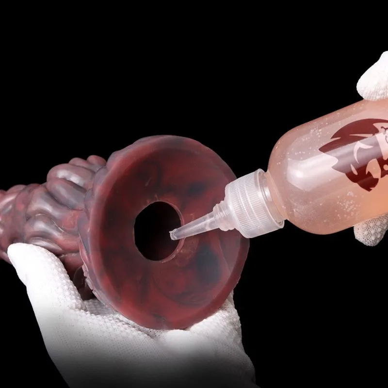 8d13a84bf8bc27ba 8 IN Silicone Fantasy Alien Egg-Laying Dildo Ovipositor Sex Toy - Image 4