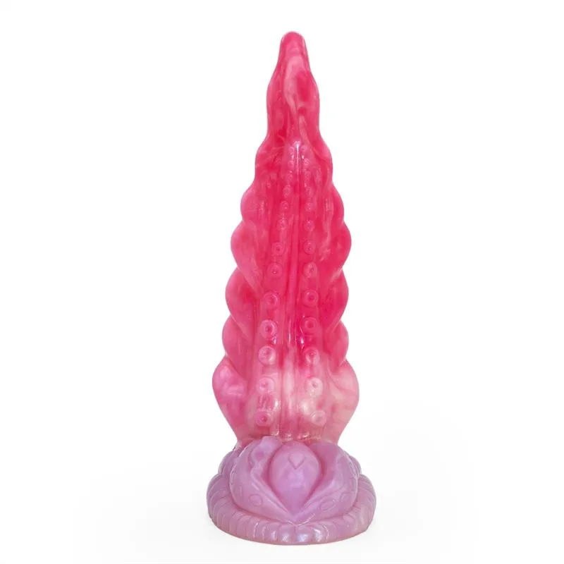8da4e4e0d746d5e1 9 IN Tentacle Silicone Dildo Octopus Sex Toy - Image 3