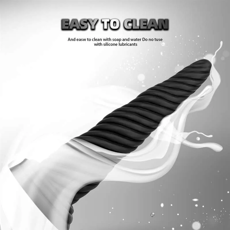 7.8/9.8/11.8 IN Black Silicone Unicorn Horn Dildo Anal Plug 3 7.8/9.8/11.8 IN Black Silicone Unicorn Horn Dildo Anal Plug 3