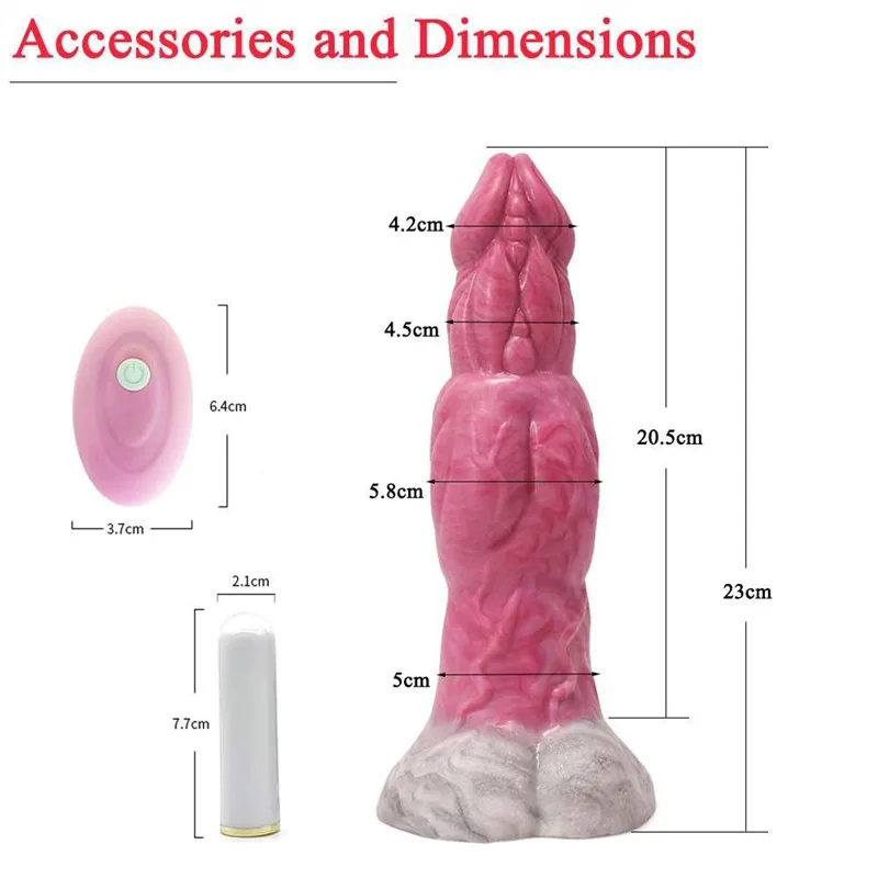 9 IN Rechargeable Fat Alien Vibrating Dildo 1 9 IN Rechargeable Fat Alien Vibrating Dildo 1